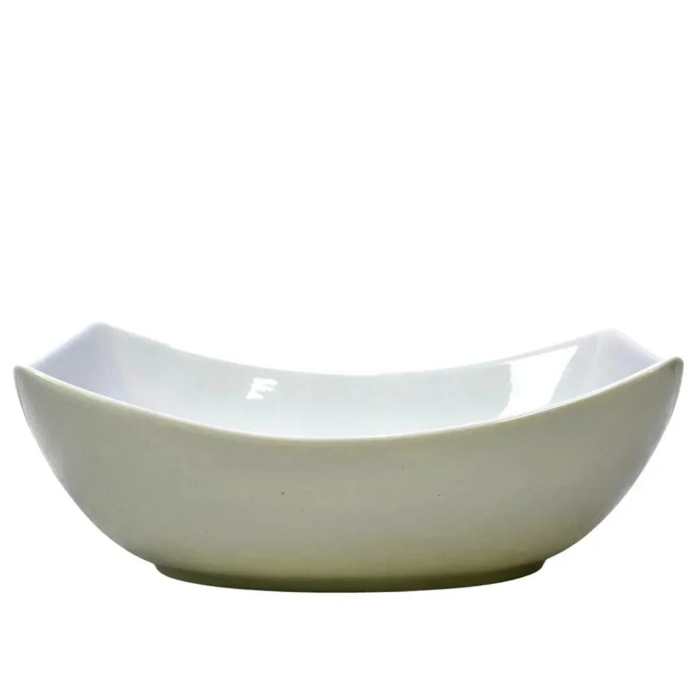 Fitz & Floyd Everyday White Large 11 x 8.5 Rectangular Porcelain Serving Bowl